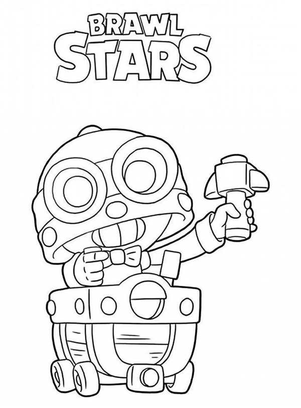 Раскраски Brawl Stars