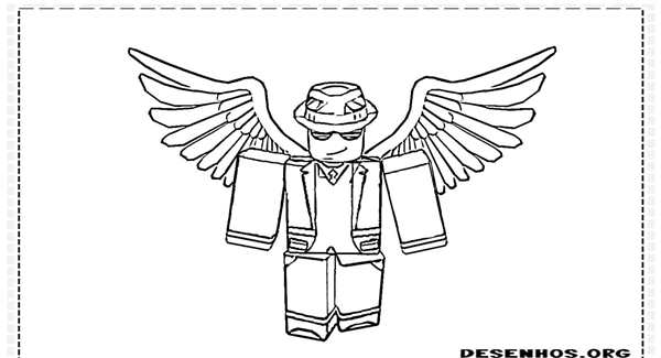 Раскраска Персонажа из Roblox