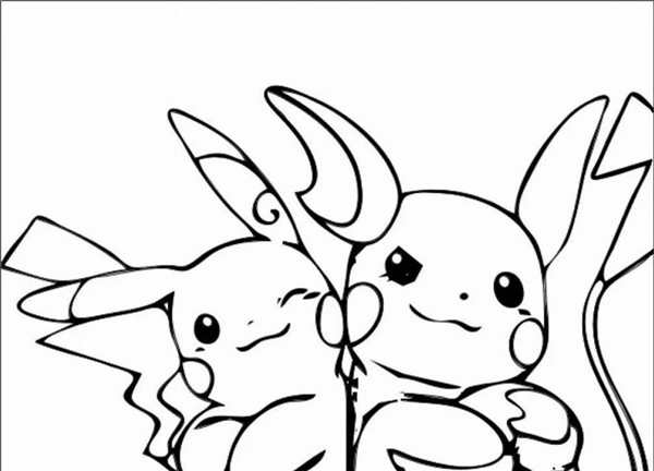 Покемонов Eevee раскраска