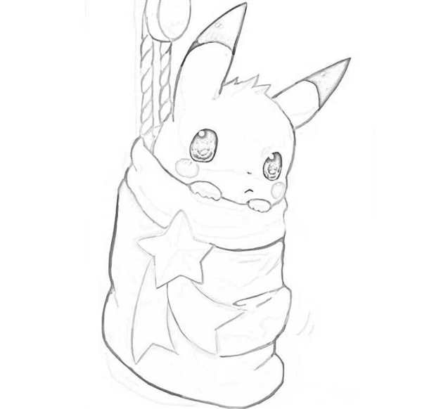 Rasskraska ppikachu