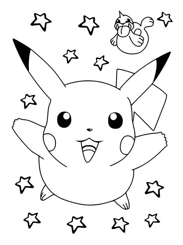 Rasskraska ppikachu