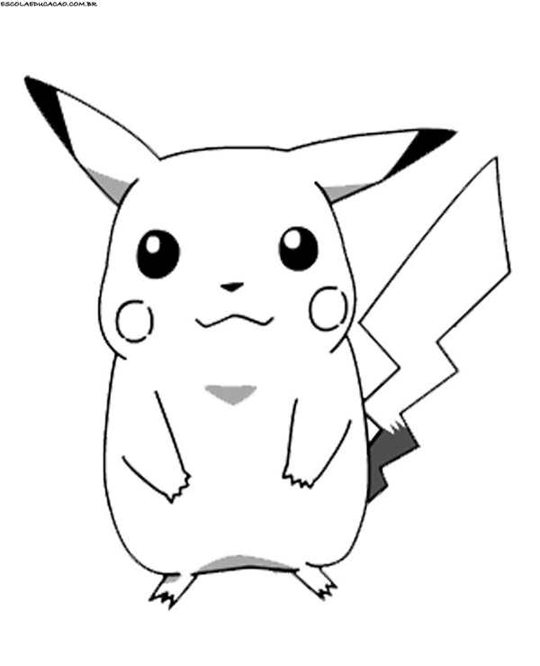 Раскраска Пикачу Волшебное Pikachu
