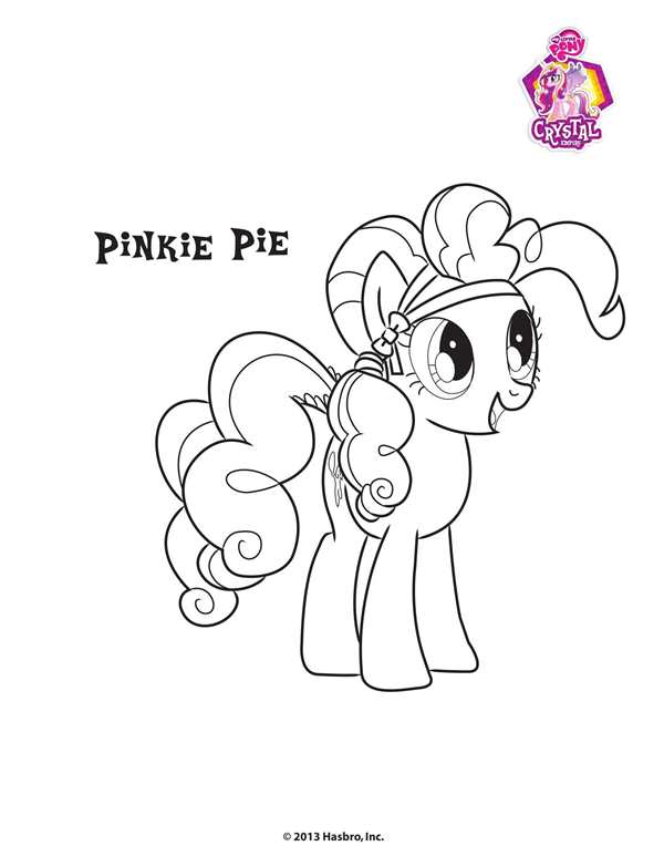 My little Pony раскраска Пинки Пай