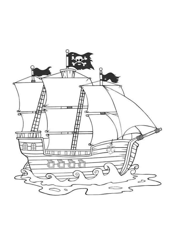 Пиратский корабль