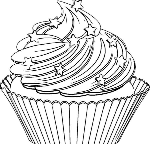 Кекс рисунок