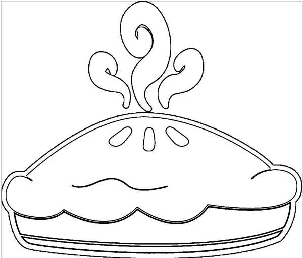 Пирожки раскраска