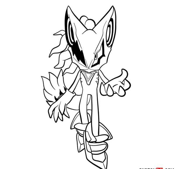 Раскраска Питомцев из Sonic Чао в Цветах