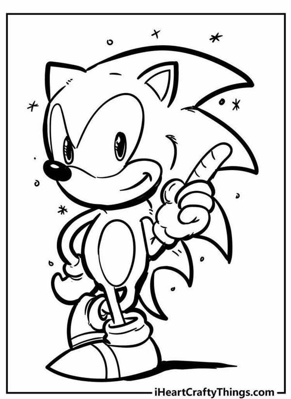 Раскраска Питомцев из Sonic Чао в Цветах