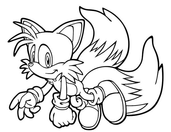 Раскраска Питомцев из Sonic Чао в Цветах