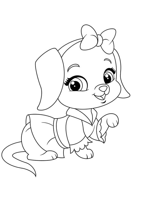 Раскраска Palace Pets