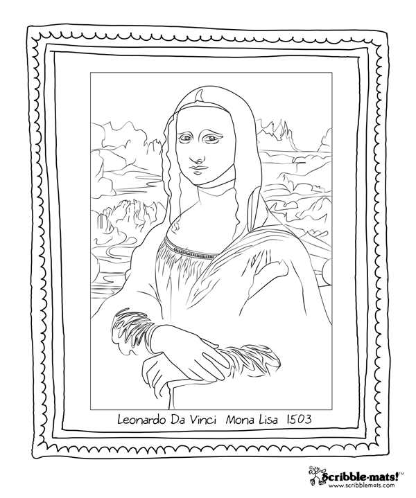 Картина по номерам Мона Лиза