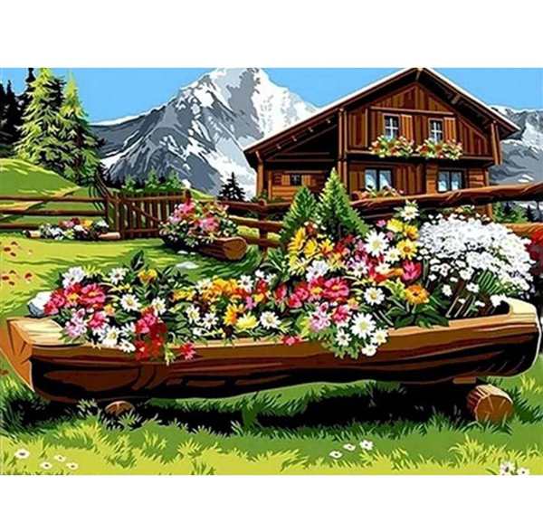 Раскраска По Номерам Я и Моя Деревня