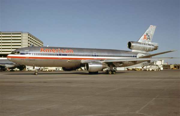 Раскраска по номеру МакДонал Douglas DC10