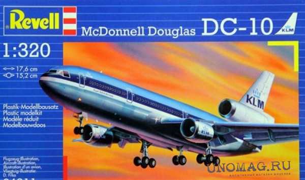 Раскраска по номеру МакДонал Douglas DC10