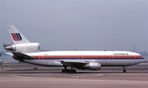 Раскраска по номеру МакДонал Douglas DC10