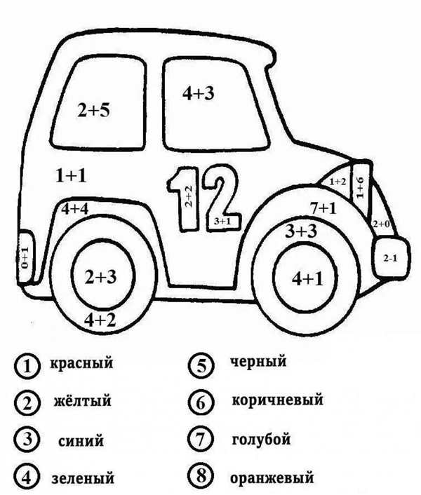 Математическая раскраска