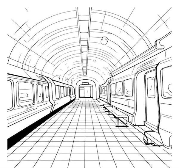 Раскраска метро