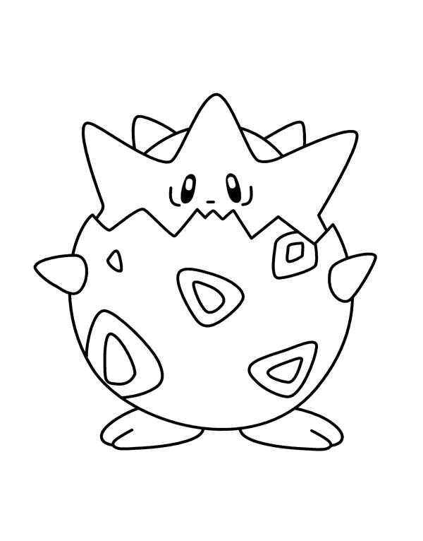 Покемон Raichu раскраска