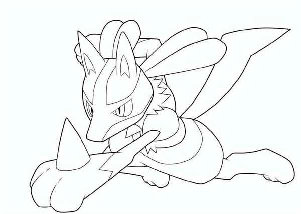 Раскраски покемон Hitmonlee