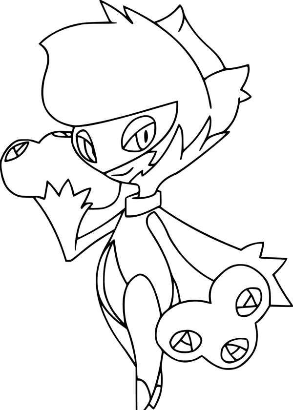 Раскраска Покемона МистривусCreative Coloring Fun
