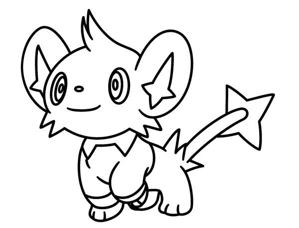 Покемон раскраска Zoroark