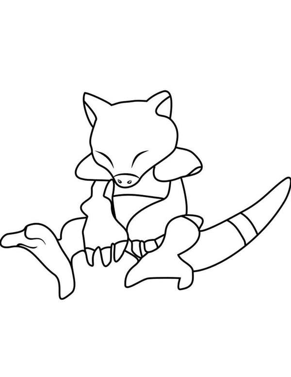Раскраска покемонов Zorua