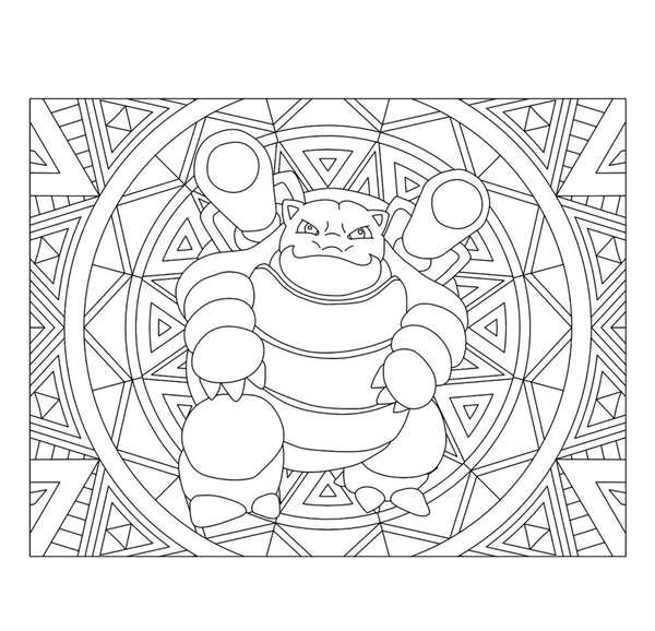 Покемон Raichu раскраска
