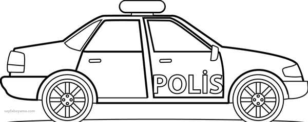 Раскраски машины полиция