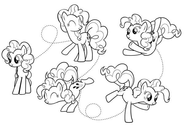 Раскраска Pinkie pie