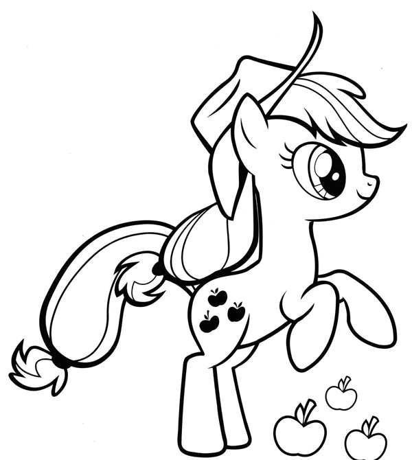 My little Pony раскраска