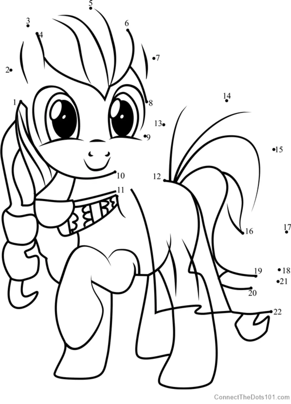My little Pony раскраска