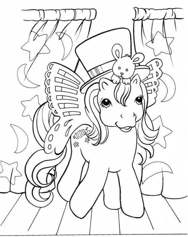 My little Pony раскраска