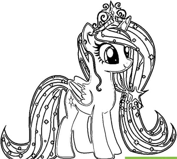 My little Pony раскраска