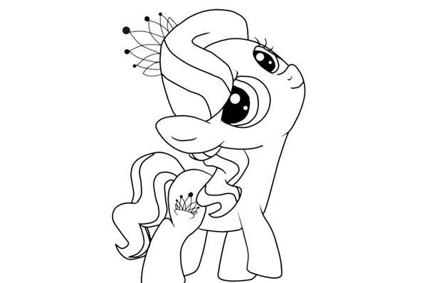 My little Pony раскраска Рарити