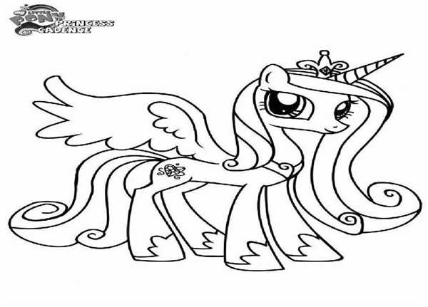 Раскраски my little Pony принцесса Селестия
