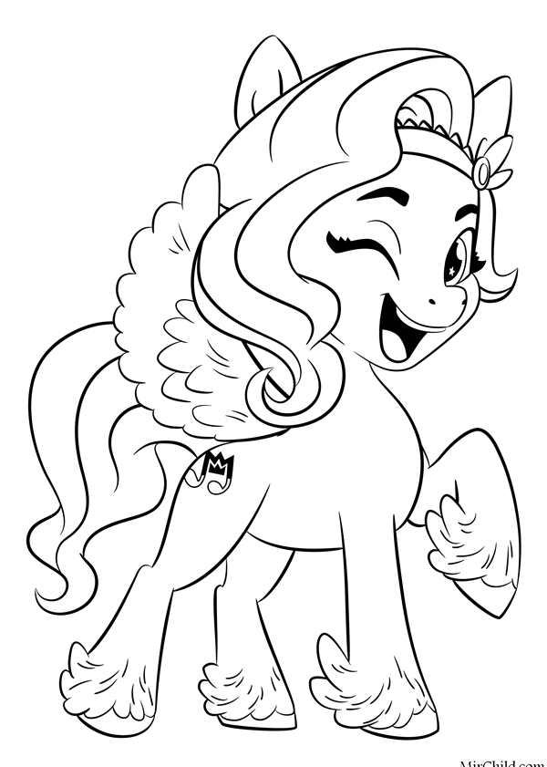 My little Pony раскраска