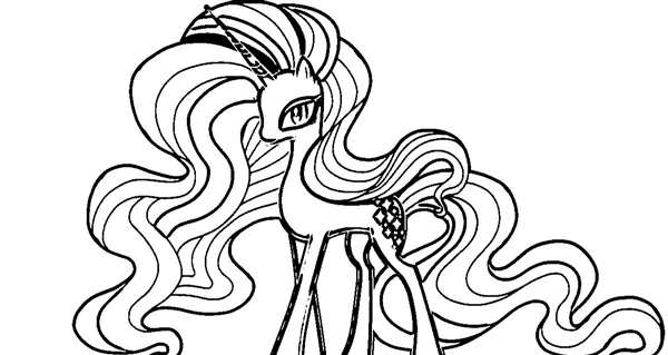 My little Pony раскраска Рарити
