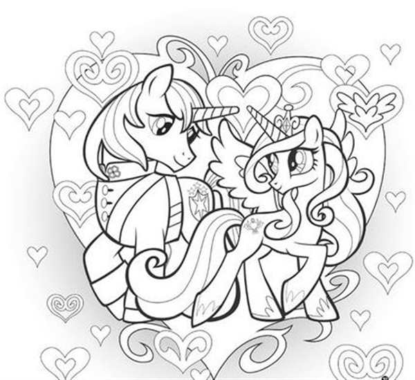 My little Pony раскраска Рарити