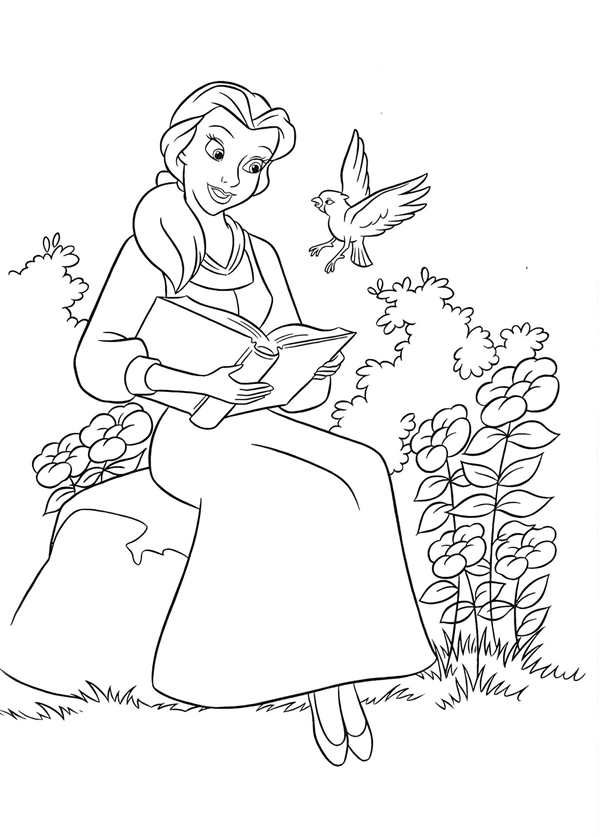 Раскраска Портрет БелльCreative Fun for All Ages