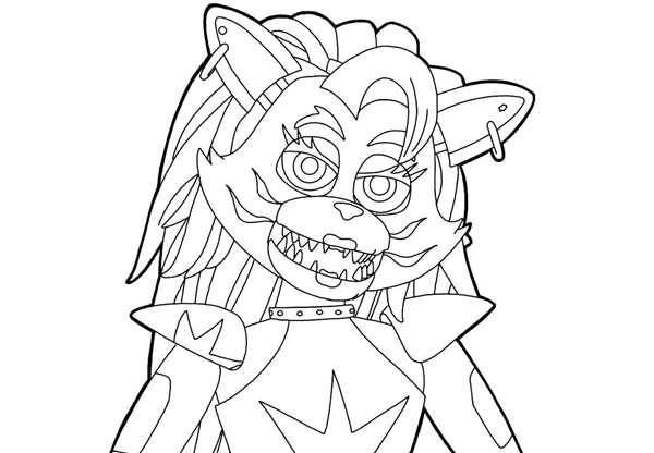 FNAF раскраска