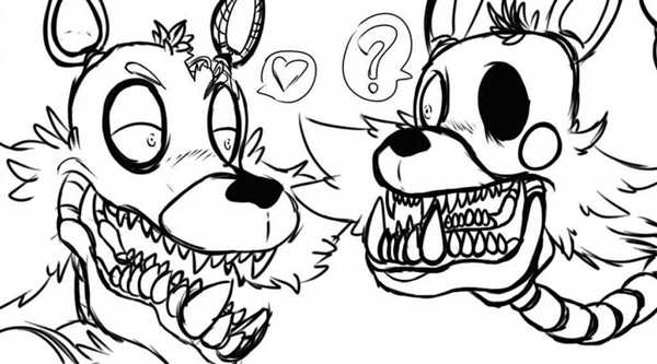 Five Nights at Freddy's раскраска Фредди