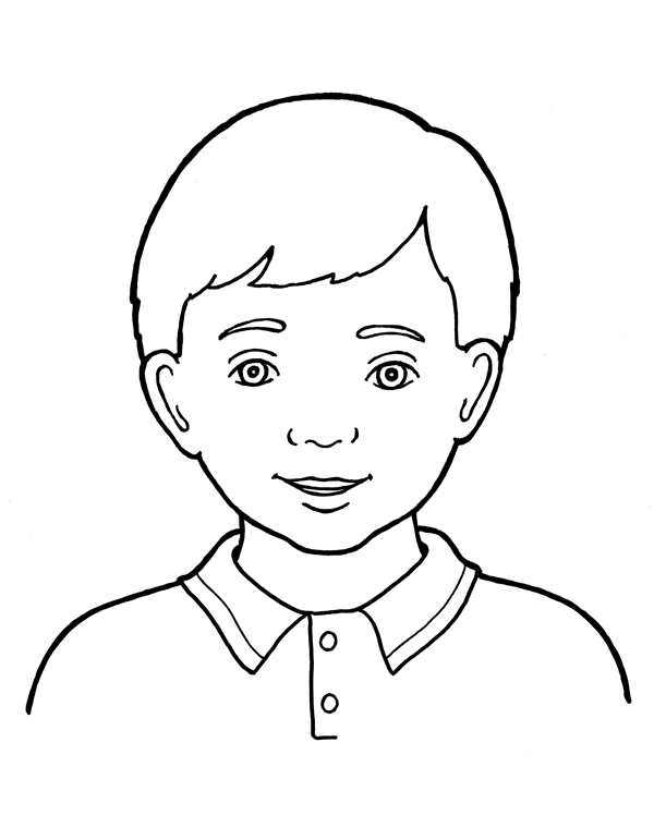 Раскраска Портрет ТимаCreative Coloring Fun