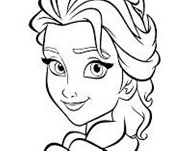 Раскраска Anna Elsa