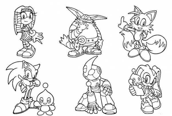 Sonic Adventure 2 раскраска