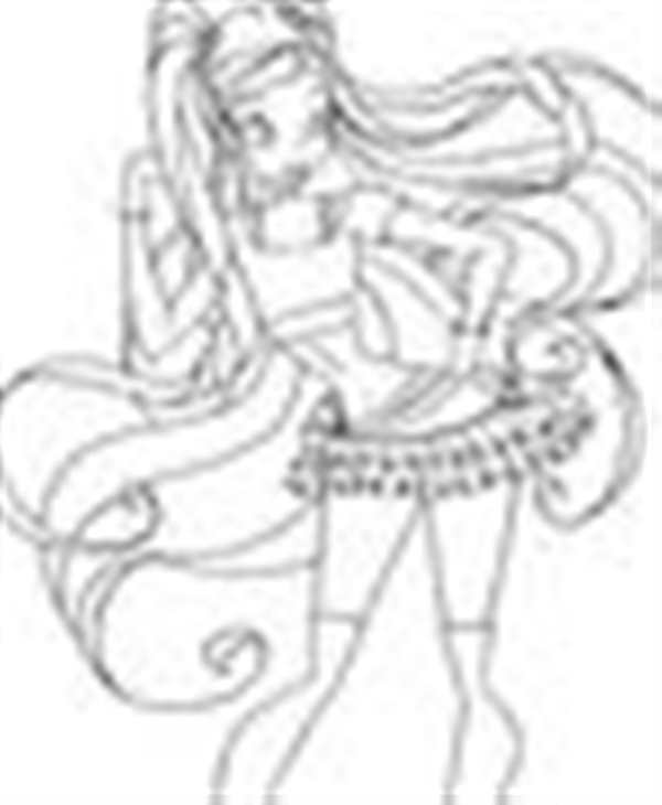 Раскраски Winx Club Блум
