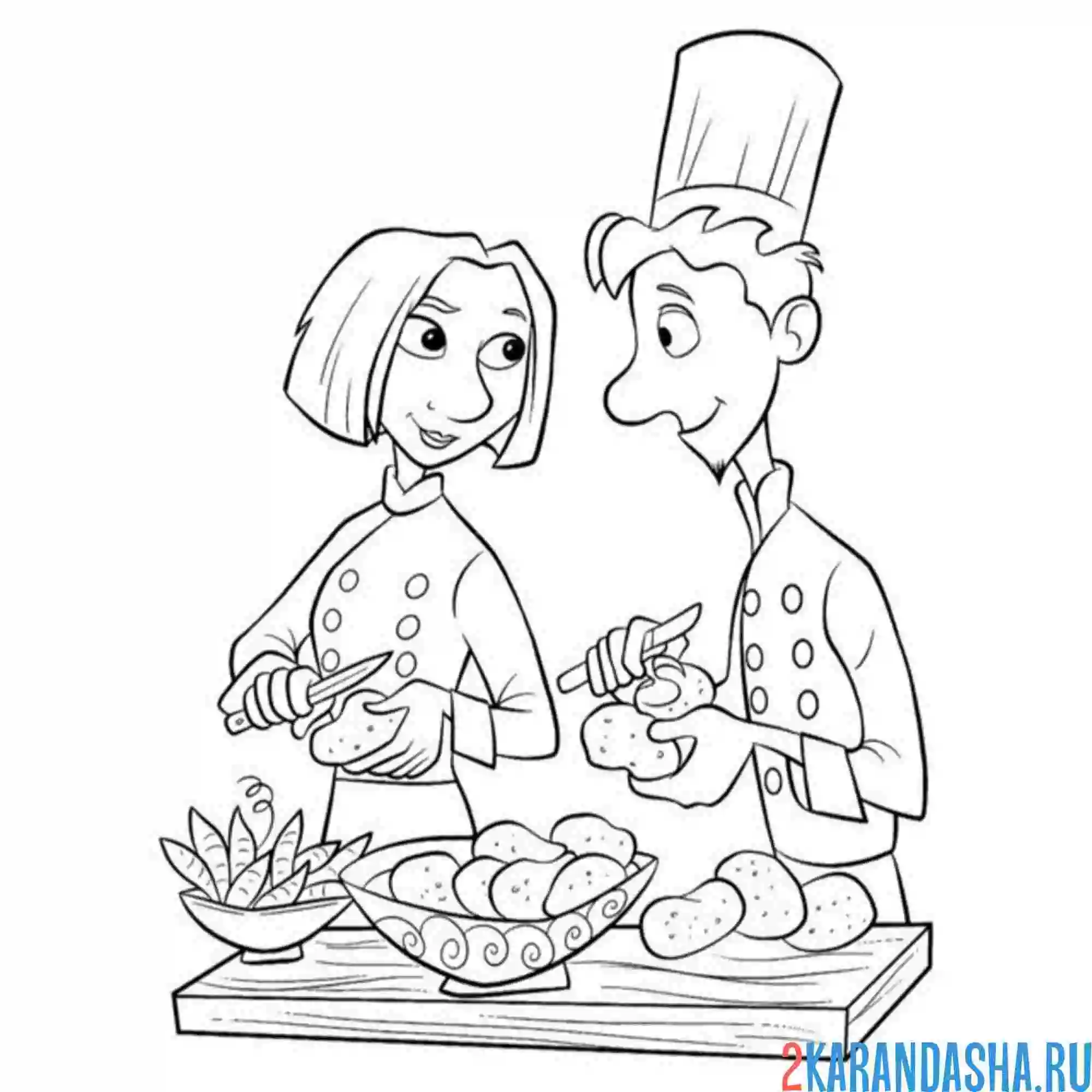Рисунок профессии карандашом