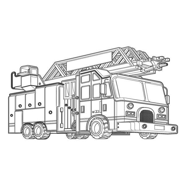 Раскраска КАМАЗ 5350