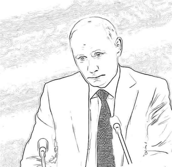 Председатель раскраска