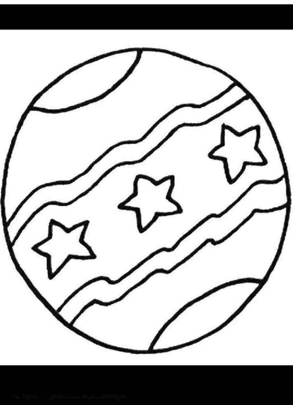 Мяч раскраска для детей