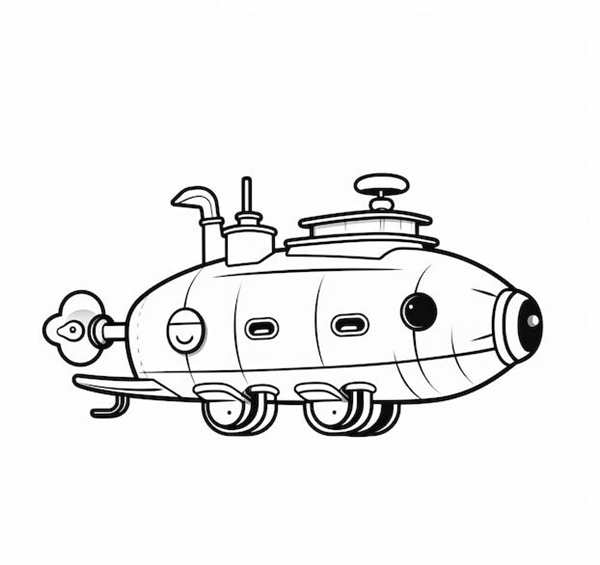 Подводная лодка раскраска детская